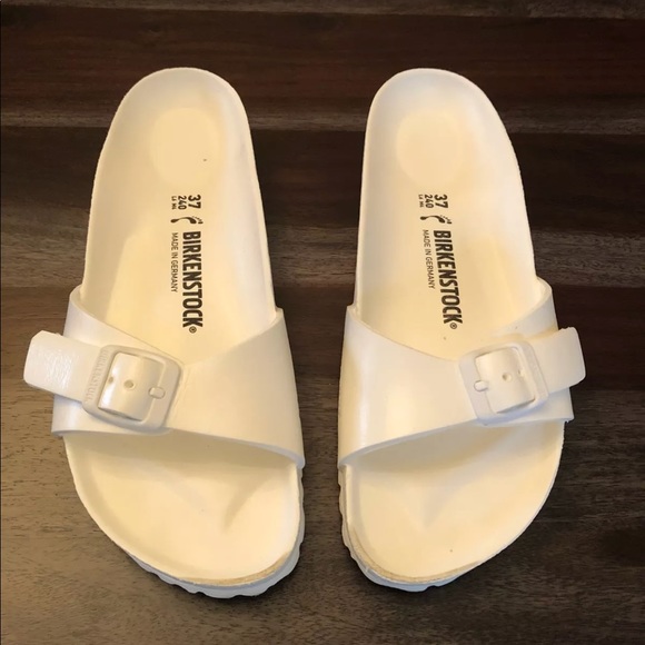 white eva birkenstock 37